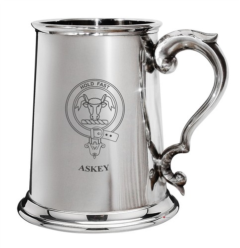 Askey family crest - askey, polished