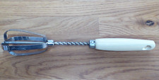 Vintage Push Down Skyline Whisk With Cream Handle 1940s
