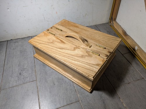 Vintage solid oak wood tool - vintage,