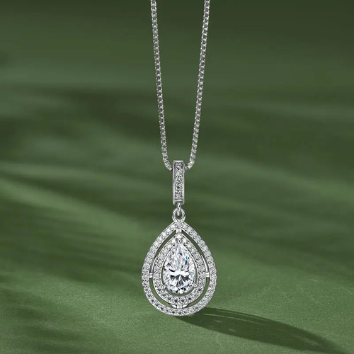 0ct lab created - 2.0ct, pear