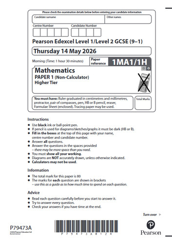 Edexcel gcse maths - gcse,