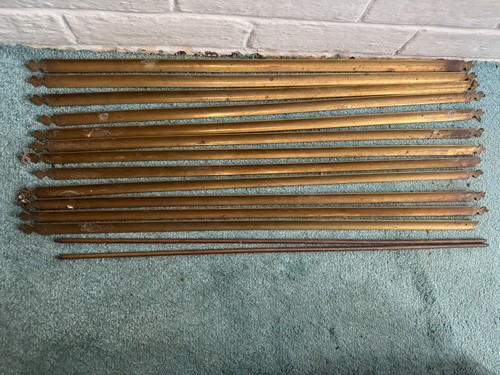 Antique brass stair - 12,