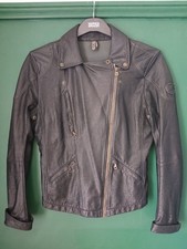 Matchless London Size 10 Womens Black Jacket Cotton