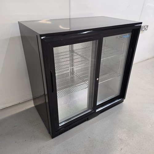 Back bar cooler double - back,