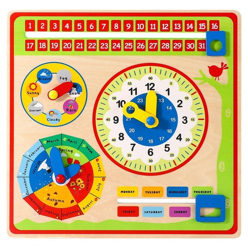 Soka magnetic wooden calendar - soka,