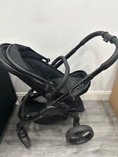 icandy peach 3 jet black with carrycot and adapters.