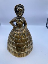 Brass lady women bell