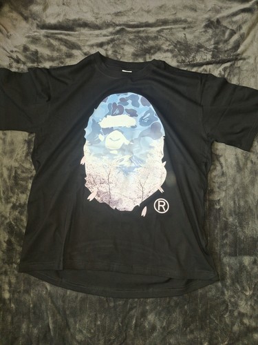 Bathing ape black - black, tee