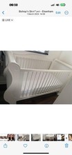 Tutti Bambini Cot Cot Bed Solid White Wood good condition including mattress 
