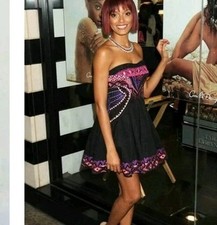 Karen Milen Aztec Tutu Corset Dress Size 12