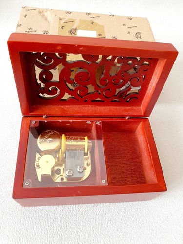 Hand cranked music box - cranked,