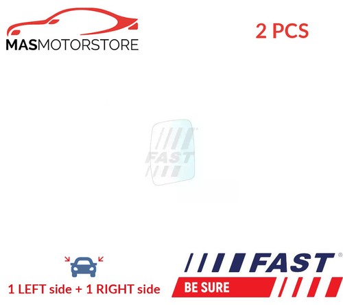 Rear view mirror glass pair - mirror,