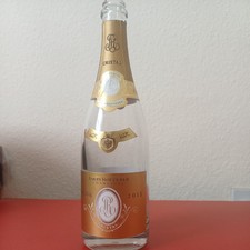 Cristal champagne empty bottle - empty,