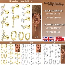 12 Pairs Earrings for Women