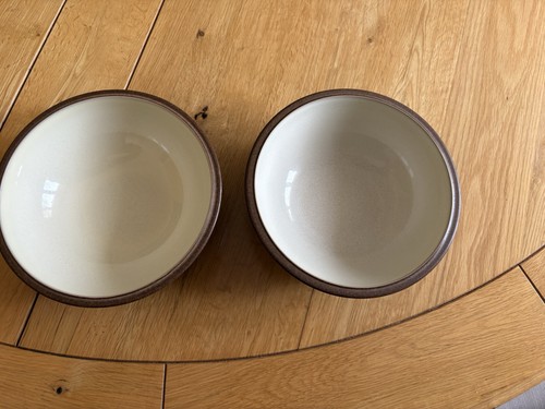 Denby pottery breakfast bowls - pottery,