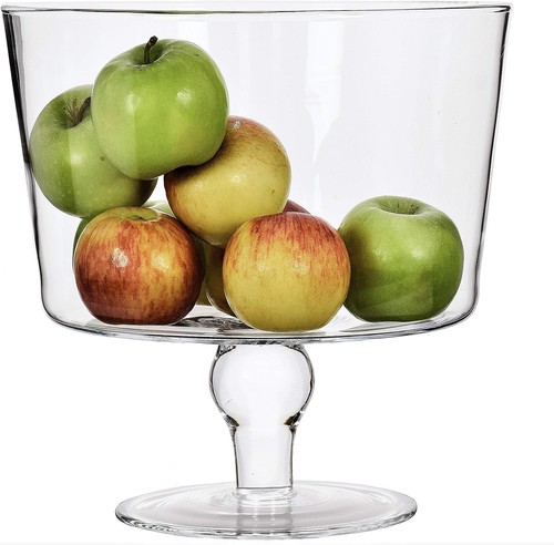 Large footed glass - footed, bowl