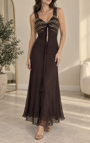 Phase eight brown silk - eight,
