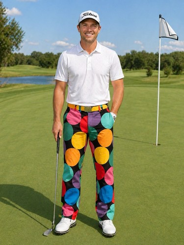 Loudmouth golf colourful polka - loudmouth,