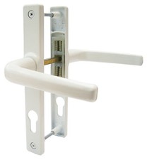 Ferco UPVC Door Handle 70mm 70PZ 180mm Fixings Double Glazing Pair Set Sprung