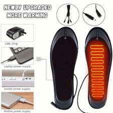 Heated Shoe Insoles Feet Warm Sock Pad Mat Electrically Heating Insoles USB