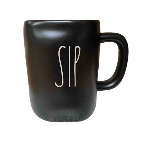 Rae dunn black sip - dunn, mug