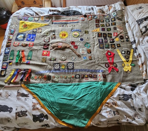 Vintage scout blanket - scout, poncho