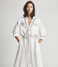 Reiss White Sedona Striped