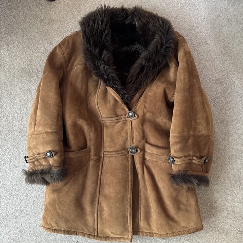 Brown italian sheepskin - italian,