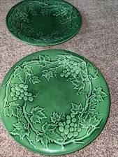 Victorian ?? green Majolica