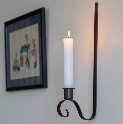 Wall hung candlestick - hung, holder