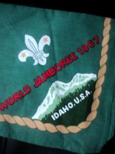 12th Boy Scout World Jamboree 1967 Idaho Neckerchief / Scarf
