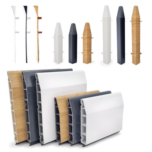 Upvc skirting board plastic - board, 5m