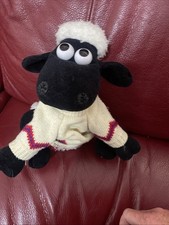 Wallace And Gromit Shaun The Sheep Born To Play 9 Inch Plush Soft Toy Feb