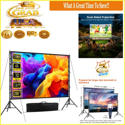 200 inch outdoor projector - 200,