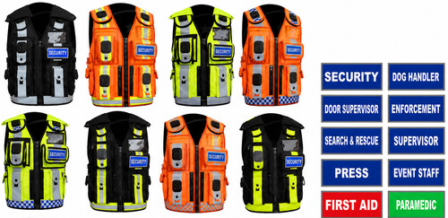 Viz security vest - vest, tactical