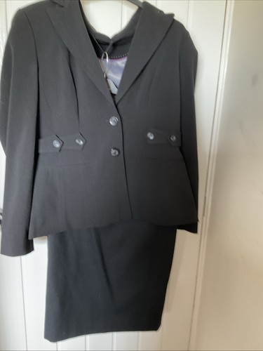 1940s style black suit padded - style, ,padded