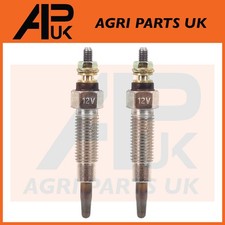 2x Heater Glow Plugs for Kubota GV3170 GV3240 GV312060 Tractor Digger Engine