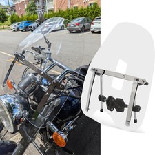 Clear 7/8" 1" Motorcycle Windshield Screen Deflector For  Suzuki Marauder VZ800
