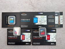 3 x Satmap Map SD Cards for Satmap Active 10 Sports GPS