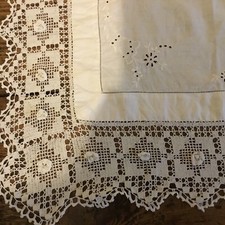 Vintage Crochet And Linen