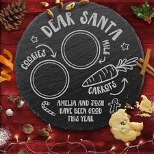 Santa Rudolph Cookies Milk