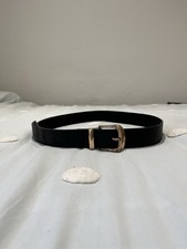 Black Belt Gold Buckle Primark