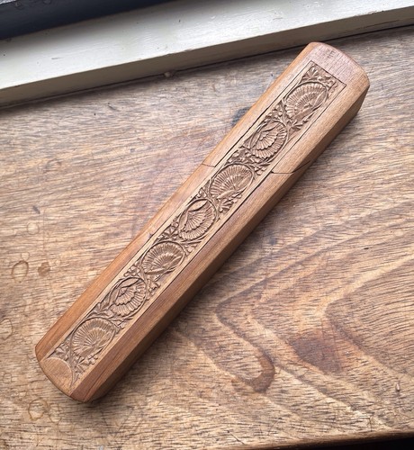 Vintage wooden pencil box - box, with