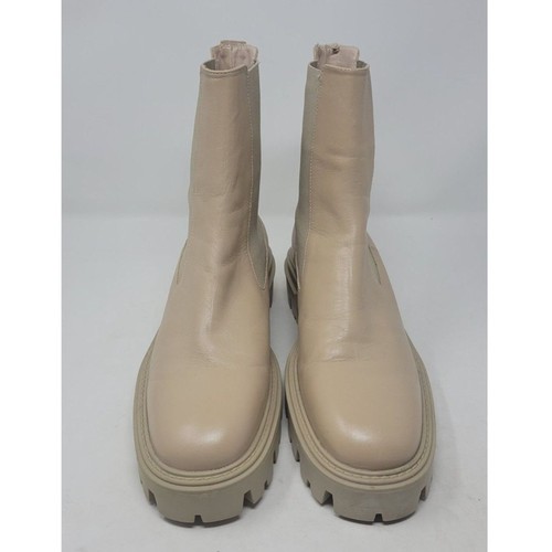Zara botin chelsea light beige - botin,