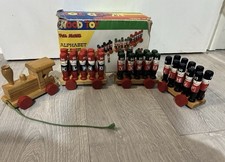 Vintage Pull A Long Wooden