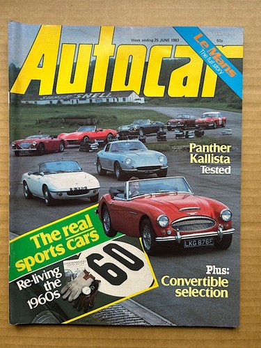 1960 sports cars - sports, autocar