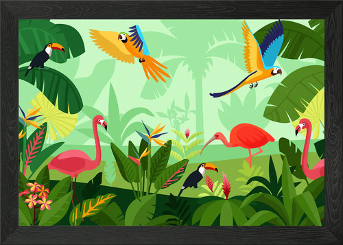 Tropical birds jungle - tropical, in