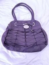 Jasper Conran Purple Leather Handbag Designers @ Debenhams