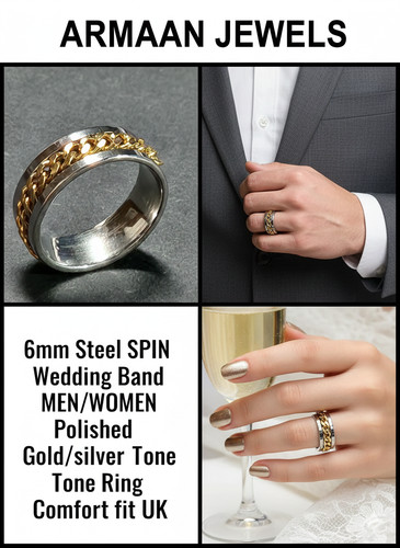 Mens rings titanium stainless - titanium,