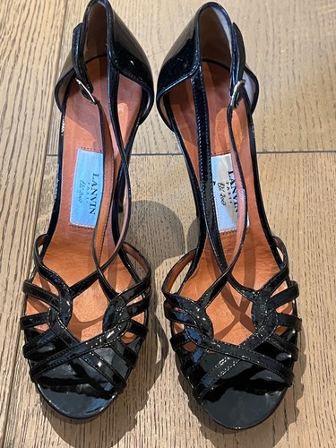 Lanvin black patent - , leather